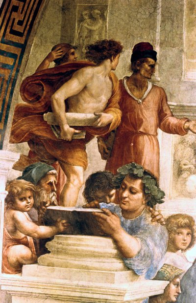 Die Schule von Athen, 1509 von Raffaello Sanzio Raphael