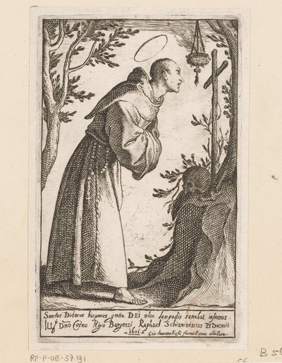 Heiliger Didacus von Alcalá von Raffaello Schiaminossi