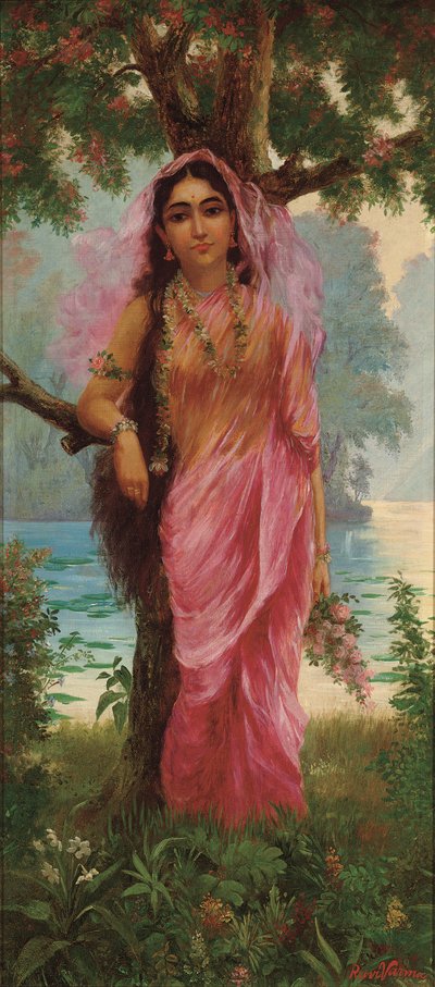 Vasantasena von Raja Ravi Varma