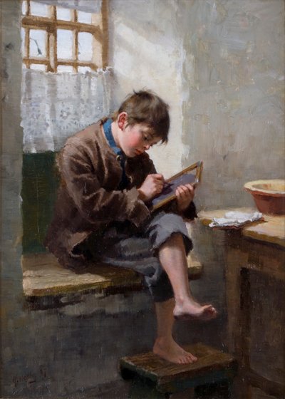 Hausaufgaben, 1887 von Ralph Hedley