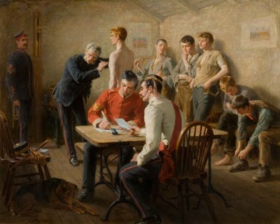 Den Doktor passieren, 1896 von Ralph Hedley