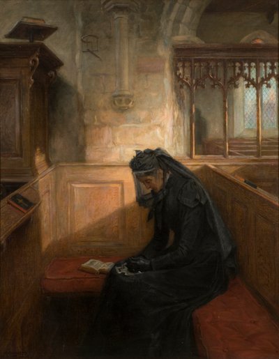 Die Witwe, 1899 von Ralph Hedley
