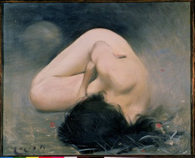 Nackte Frau von Ramon Casas i Carbo