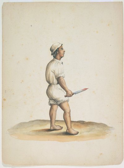 Quito mit Waffe von Ramon Salas