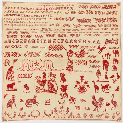 Stickmustertuch von Ramoncita Pita