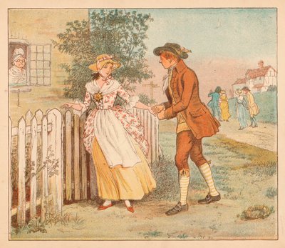 ...Einige verweilten auf dem Weg, ca. 1885, 1934 von Randolph Caldecott