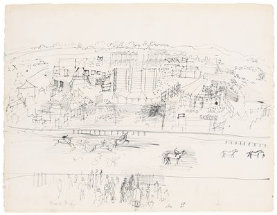 Rennbahn von Epsom von Raoul Dufy