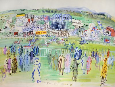 Epsom, die Rennbahn von Raoul Dufy