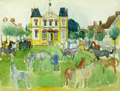 Chevaux von Raoul Dufy