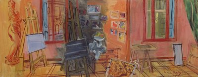 La Frileuse, Studio in Perpignan von Raoul Dufy
