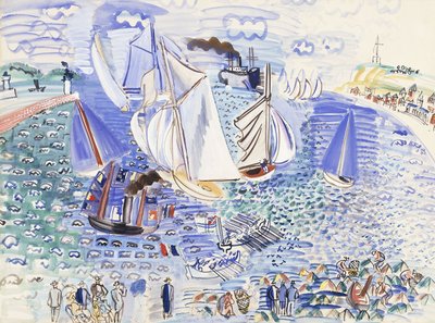 Der Besuch der englischen Flotte in Le Havre von Raoul Dufy
