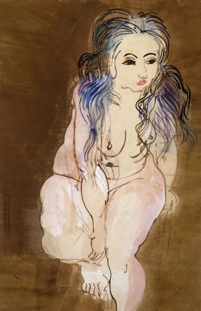 Sitzende nackte Frau von Raoul Dufy