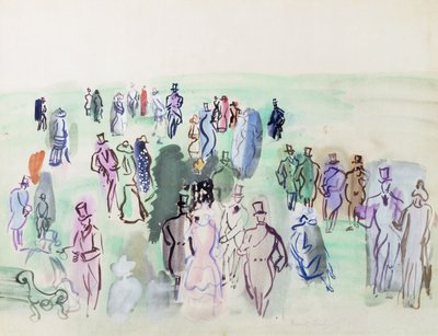 Auf dem Rasen von Raoul Dufy