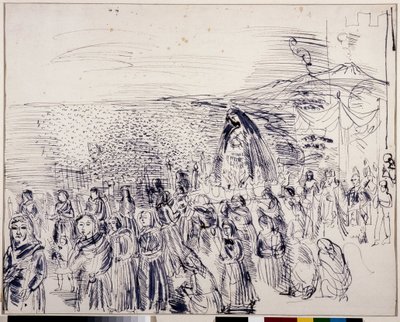Prozession in Neapel von Raoul Dufy