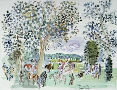 Rennen in Deauville von Raoul Dufy