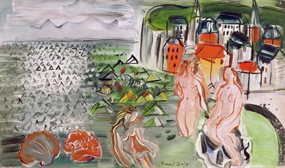 Die Bucht bei Sainte-Adresse von Raoul Dufy