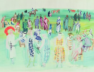 Die Poiret-Modelle bei den Rennen von Raoul Dufy