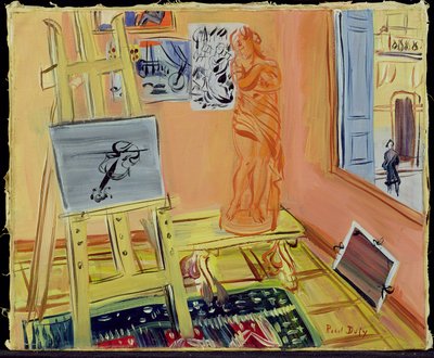 Das Atelier, um 1942 von Raoul Dufy
