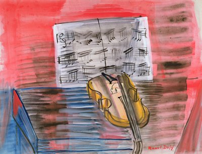 Die gelbe Violine von Raoul Dufy