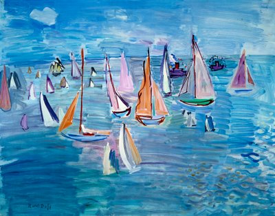 Die Regatten, 20. Jahrhundert von Raoul Dufy