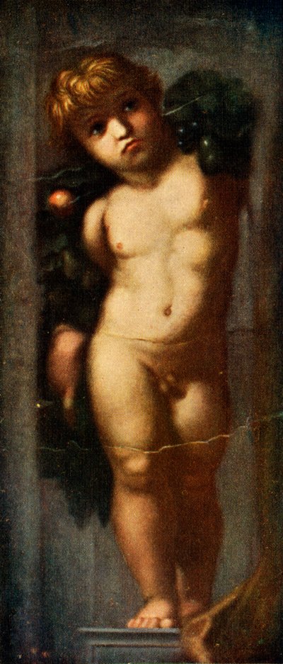 Putto mit Girlande, ca. 1510, ca. 1912 von Raffaello Sanzio Raphael
