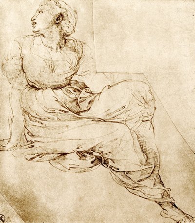Die Muse Erato von Raffaello Sanzio Raphael
