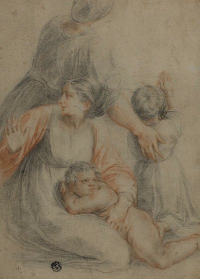 Frau und Kinder von Raphael