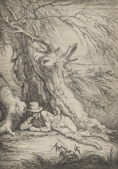 Bandit unter einem Baum, 1795-1801 von Raphael Lamar West