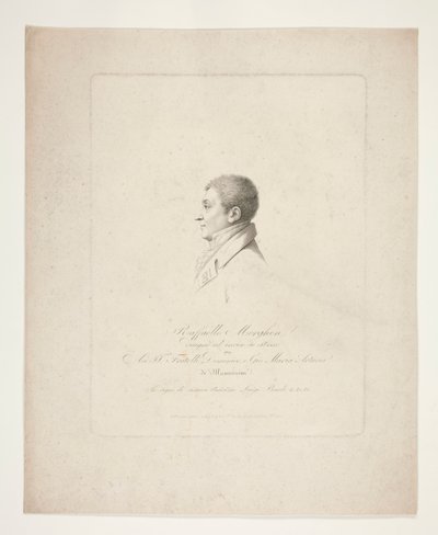 Raphael Morghen [Selbstporträt] von Raphael Morghen