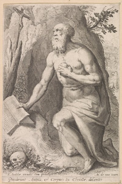 Heiliger Hieronymus von Raphaël Sadeler (I) (attributed to)