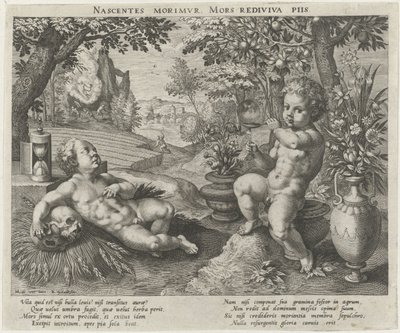 Allegorie der Vergänglichkeit von Raphaël Sadeler (I)
