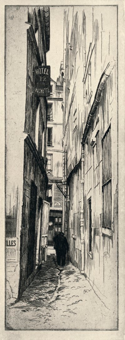 Rue du Chat Qui Peche, 1915 von Raymond Ray Jones