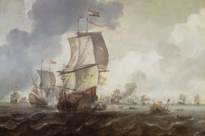 Eine Schlacht des Ersten Niederländischen Krieges von Reinier Nooms