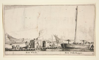 Zwei Boote von Reinier Nooms