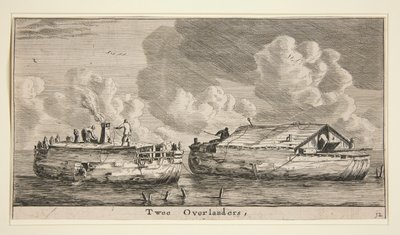 Zwei Boote von Reinier Nooms