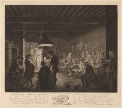 Die Zeichenschule in Amsterdam von Reinier Vinkeles