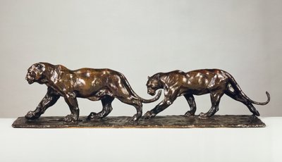 Zwei Jaguare von Rembrandt Bugatti