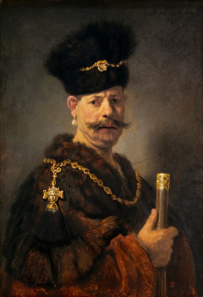 Ein polnischer Edelmann von Rembrandt van Rijn