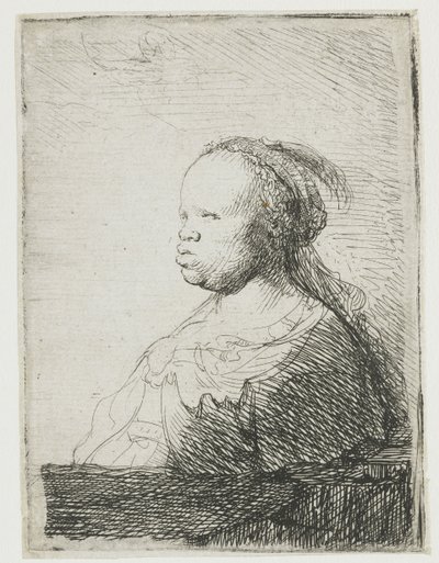 Afrikanische Frau, 1628-32 von Rembrandt van Rijn