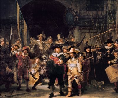 Die Nachtwache von Rembrandt Harmensz. van Rijn