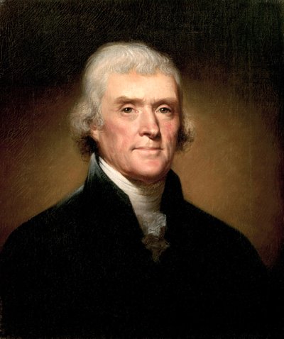 Porträt von Thomas Jefferson von Rembrandt Peale