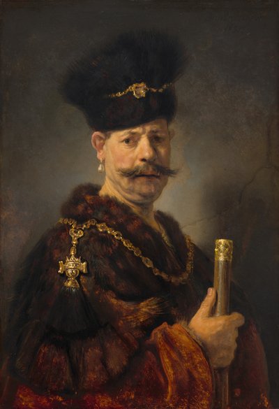 Ein polnischer Edelmann, 1637 von Rembrandt van Rijn