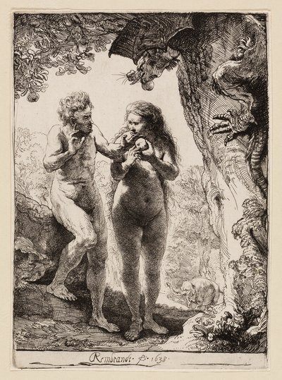 Adam und Eva von Rembrandt van Rijn