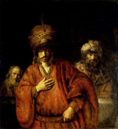 David und Uria von Rembrandt van Rijn