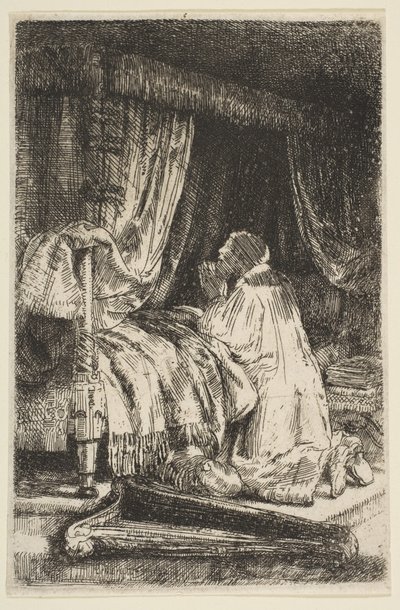 David im Gebet, 1652 von Rembrandt van Rijn