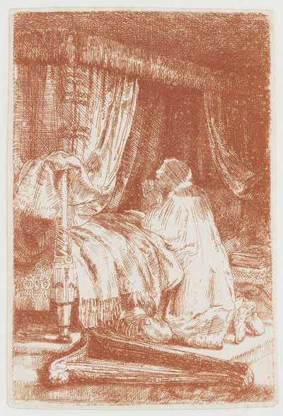 David im Gebet von Rembrandt van Rijn