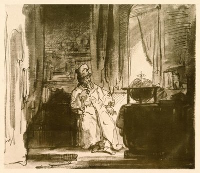 Der Philosoph von Rembrandt van Rijn