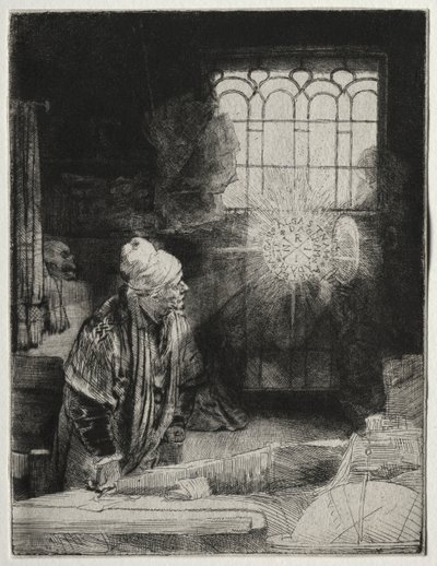 Faust, um 1652 von Rembrandt van Rijn
