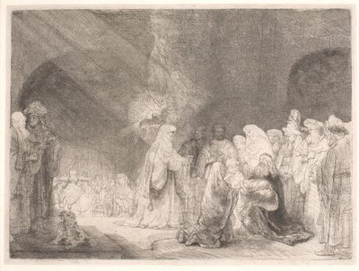 Darstellung im Tempel von Rembrandt van Rijn