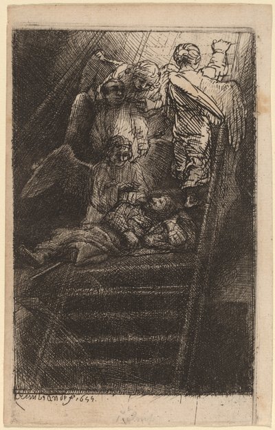 Jakobsleiter von Rembrandt van Rijn